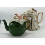 Portmeirion Cardew Style Limited Edition Teapots: height of tallest 23cm(2)