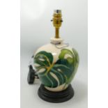 Moorcroft Palm House Lamp baseL65/6: Trial, height