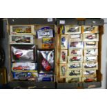 A collection of LLedo Corgi & similar Boxed Model cars & Vehicles(2 trays)