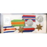 WWII Medals to include: France & Germany Star, 39-45 Star, The Defence Medal & The 39 - 45 Medal