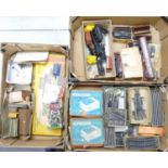 A large collection of HO Model Train items to include: Trix Airfix & similar engines & carriages,