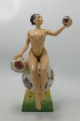 Peggy Davies Erotic Figure Isadora: Artist Original Colourway with later over-painting by vendor