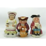 A collection of Toby Jugs to include: Kevin Francis The Cook, Sylvac Toby & Royal Doulton Toby XX,