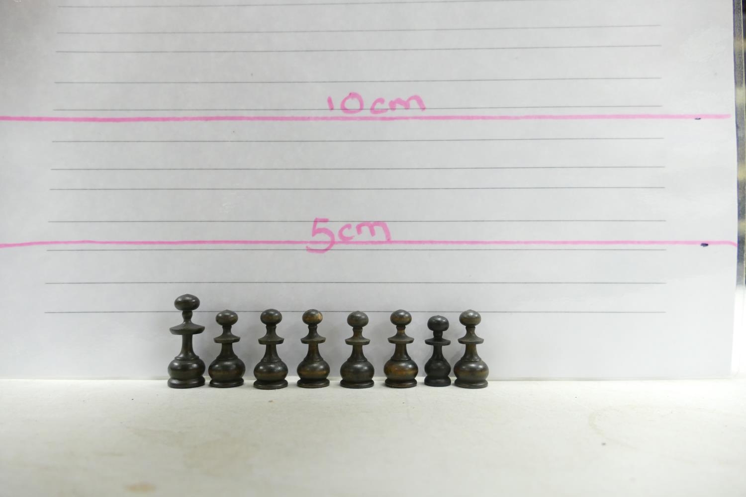 A collection of Early 20th Century Wooden Incomplete Chess Pieces: please see images for size and - Image 4 of 28