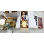 A collection of Boxed Alberon Collectible Porcelain Dolls to include: Juliette, , Olivia, Bianca,