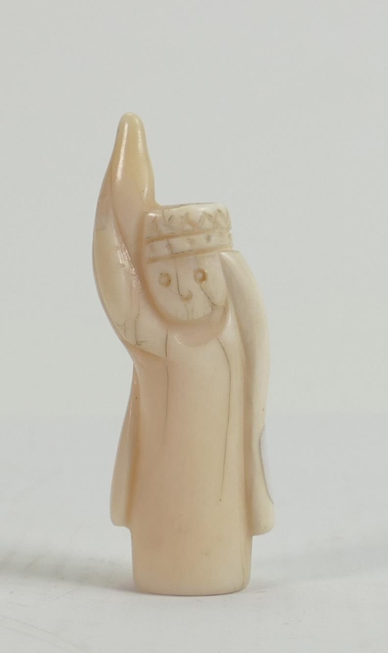 19th century Russian Ivory Chess Piece : height 5.4cm