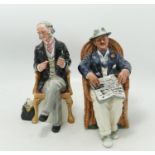Royal Doulton Seconds Character Figures: Taking Things Easy & The Doctor(2)