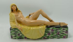 Peggy Davies Erotic Figure The Temptress: Artists Original Colorway with later over-painting by