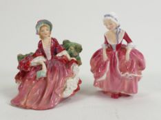 Royal Doulton Lady Figures Lydia & Goody Two Shoes(2):
