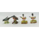 A collection of Beswick & Crown Staffs branded small birds(4):