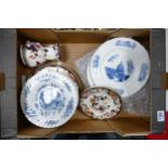 A mixed collection of items to include: Masons Mandalay Patterned Plates & vases, Wedgwood