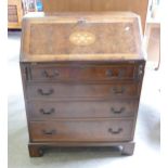 Reproduction Inlaid Bureau: