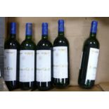 Five Bottles 1990 Baron Philippe de Rothschild Mouton Cadet Blanc: