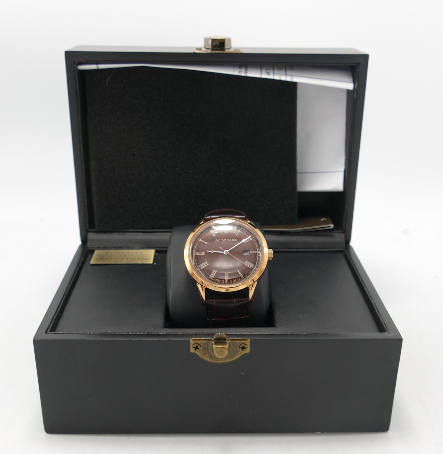 Boxed James McCabe Herritage Gents Automatic Watch: RRP £149 purchased by vendor as part a - Image 2 of 2