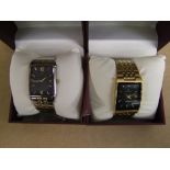 Two Boxed Accurist Mens Dress Watches : RRP £169, links removed but present, purchased by vendor