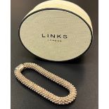 Links of London gold plated silver bracelet: 45g.