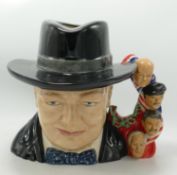 Noble Ceramics large character jug Sir Winston Churchill