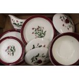 37 pieces of Wedgwood Mayfield pattern dinner and tea ware items: