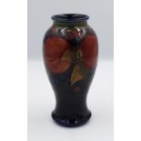 Moorcroft Pomegranate vase: (restored top rim).
