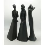 Royal Doulton Seconds Limited Edition Figures: Sympathy , Contemplation & Yearning(3)