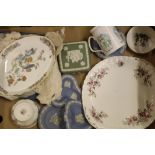 Wedgwood jasper ware items: together with Wedgwood Kutani Krane, Royal Albert Lavender Rose, Royal