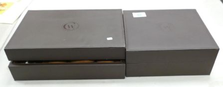 Constantin Weisz leather watch display boxes: (2)