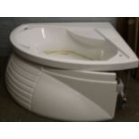 Jacuzzi whirlpool corner bath: