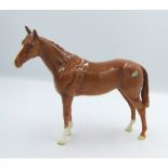 Beswick Chestnut Thoroughbred Stallion: 1772 (both ears and 1 leg restored)
