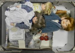A collection of Alberon & similar Collectors dolls: