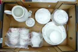 Royal Grafton Floral Gamble Patterned Part Tea set: 19 pieces