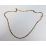 9ct gold gentleman's necklace, 14.3g: