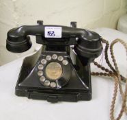 Vintage bakelite telephone: