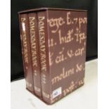 Cased set of three Domesday Folio's : by the Folio society