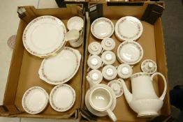 A large collection of Royal Albert & Paragon Belinda Patterned Tea & Dinner Ware(2 trays):