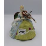 Royal Doulton limited edition musician figure: Viola d'Amore HN2797 (restored bow)