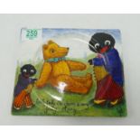 Joan Allen golly plate: golly tells the chums a jolly story. 19.5cm x 16.5cm