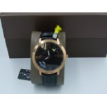 Mathey Tissot Branded Super Slim Darius Gents Gold Plated Watch: RRP £199 purchased by vendor as