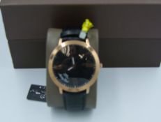 Mathey Tissot Branded Super Slim Darius Gents Gold Plated Watch: RRP £199 purchased by vendor as
