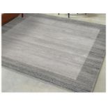 A brand new 'Unique Loom' branded rug: Loft Collection Grey 245cm x 245cm.