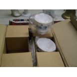 Boxed Queen Anne tea set: 21 piece