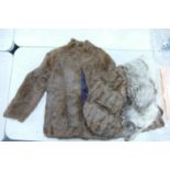 A collection of Vintage Fur Jackets & Stoles (3):