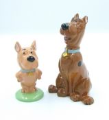 Wade figure of Scooby Doo : together with Scrappy Doo (2)