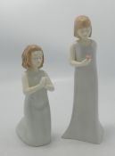 Royal Worcester Moments Figures: With Love & My Prayer(2)
