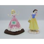 Royal Doulton Cinderella Figure Dress of Dreams & Snow White DP5(2)