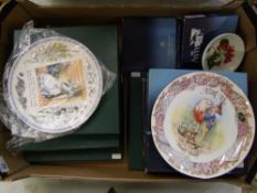 A collection of Aynsley and Minton cabinet plates: boxed