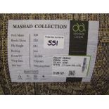 A brand new 'Unique Loom' branded rug: Mashad Collection Ivory 242cm x 242cm.