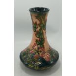 Moorcroft Oberon Patterned Vase: height 21cm