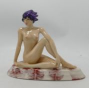 Peggy Davies Erotic Figure Daughter of Daedalus:limited edition with later over-painting by vendor