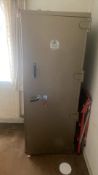 Large Chubb Floorstanding Safe: 67cm wide, depth 64cm & 172cm tall. please note buyer must remove