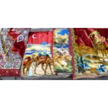 A collection of Five Middle Eastern Rugs/ Wall Hangings(5)